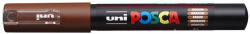 uni Dekormarker, 0, 7-1, 0 mm, UNI "Posca PC-1M", barna