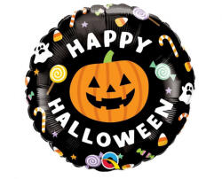  Happy Halloween Candies fólia lufi 46 cm (MLG233033) - kreativjatek