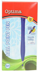 Optima Golyóstoll OPTIMA nyomógombos 521 kék (100910) - kreativjatek