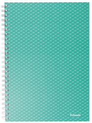 Esselte Spirálfüzet kockás ESSELTE A/5 80 lapos Colour Breeze zöld (628467)