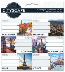 Ars Una Füzetcímke ARS UNA 18 darabos Cityscape (15.18972)