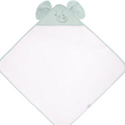 KikkaBoo fürdõlepedõ kapucnis 90x90cm elefántos menta - kreativjatek