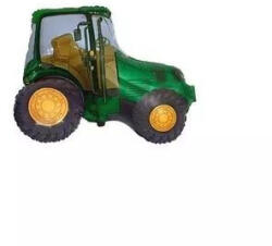  Traktor fólia lufi - zöld, 35 cm (161765)