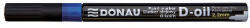 DONAU Lakkmarker DONAU D-oil 2, 2 mm kék (U7368001PL-10) - kreativjatek
