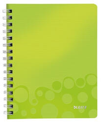 Leitz Spirálfüzet Leitz A/5 Wow kockás zöld