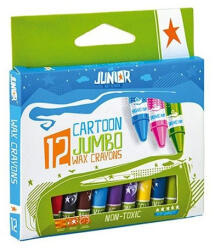 Junior Zsírkréta Junior 12 db-os klt. háromszögletű (PAP0010-6427)