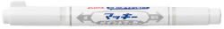 Zebra Lakkmarker kétvégű ZEBRA Mckie olajbázisú extra fine 0, 7-1, 2 mm fehér (57576) - kreativjatek