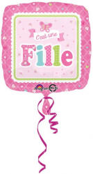 Welcome Baby Pink fólia lufi 43 cm (DPA3118601)