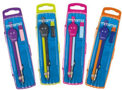 Mitama Körző Mitama iskolai ergonomikus pótheggyel színes 2 db-os klt (23215)