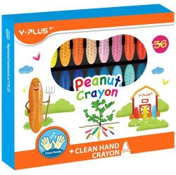 Y-Plus ZsírkrétaY-Plus+ Peanut marok 36 db-os klt (PAP0010-6439)