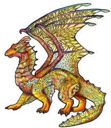 Eureka Fa puzzle - Sárkány (FSC-wood) (EUR34667)