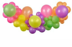 Lufi girland neon színekben - 65 db-os (238726)
