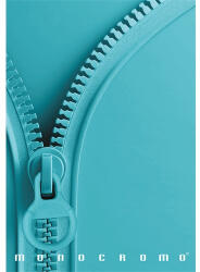 Pigna Füzet Pigna Monocromo Zip A/4 tűzött 38lapos kockás margós