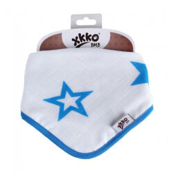 XKKO nyálkendõ patentos bambusz kék csillagok BMBBND025