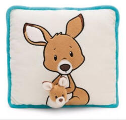 NICI NICI: Kenguru kölykével párna - 30 x 30 cm, szögletes (260005)