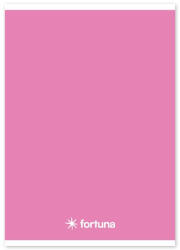 Fortuna Füzet vonalas FORTUNA Monocolor A/5 32 lapos rózsaszín - kreativjatek