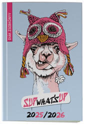 REALSYSTEM Diák zsebkönyv REALSYSTEM papírborító 125x205mm láma 2025-2026 (23_0014463)