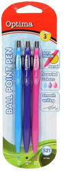 Optima Golyóstoll készlet OPTIMA nyomógombos 521 intenzív színek (100917) - kreativjatek