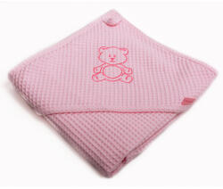 Vaganza fürdõlepedõ Waffle 70X70cm rózsaszín hímzett maci - kreativjatek