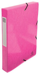 Exacompta Füzetbox karton Exacompta Iderama A/4 40 mm gerinccel gumis rózsaszín (59924E)