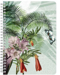 Clairefontaine Spirálfüzet Clairefontaine Jungle Harmony A/5 74 lapos, vonalas vegyes (115766C)