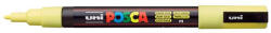 uni Dekormarker, 0, 9-1, 3 mm, UNI "Posca PC-3M", napsárga