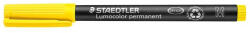 STAEDTLER Alkoholos marker, OHP, 1 mm, STAEDTLER "Lumocolor® 317 M", sárga (317-1)