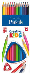 ICO Színes ceruza ICO Creative Kids háromszögletű 12 db/készlet