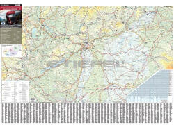 Stiefel Térkép Stiefel fali Magyarország súlykorlátozása fémléces fóliázott (3870FL)