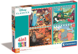 Clementoni Disney Classics Tale 4 az 1-ben puzzle Clementoni (CL21523)