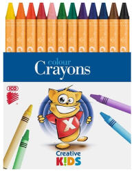 ICO Zsírkréta ICO Creative Kids kerek hegyezett 12 színű (15.00408)