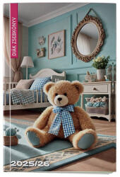 REALSYSTEM Diák zsebkönyv REALSYSTEM papírborító 125x205mm mackó 2025-2026 (23_0014462)