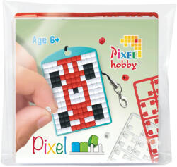Pixelhobby 23112 Kulcstartó szett (színes kulcstartó alaplap + 3 szín) új Versenyautó (23112)