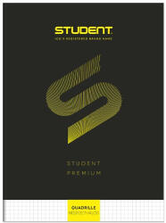 ICO Füzet kockás ICO Student Black Prémium A/4 32 lapos