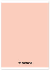 Fortuna Füzet vonalas FORTUNA Monocolor A/5 32 lapos pasztell barack - kreativjatek