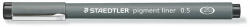 STAEDTLER Tusfilc, 0, 5 mm, STAEDTLER "Pigment Liner 308", fekete (308 05-9)