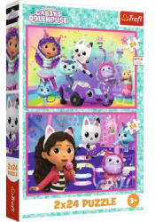 Trefl Trefl: Gabi babaháza, Játék Gabival - 2 x 24 darabos puzzle (262750)