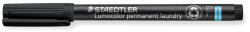 STAEDTLER Textil jelölő alkoholos marker, 0, 6 mm, kúpos, STAEDTLER "Lumocolor® laundry 319 LM", fekete (319 LM F-9)