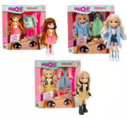 Unique Eyes Unique Eyes: Bűvös szemű baba kétféle ruhával - többféle (201393)