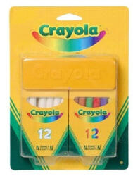 Crayola Crayola: 2 x 12 db pormentes kréta törlővel (13555)