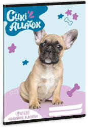Ars Una Leckefüzet ARS UNA A/5 32 lapos Cuki-Francia bulldog