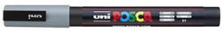 uni Filctoll UNI Posca PC-3M szürke (2UPC3MSZ) - kreativjatek