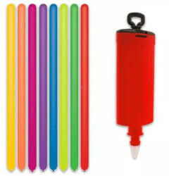  Modellező lufi 10 darabos, pumpával