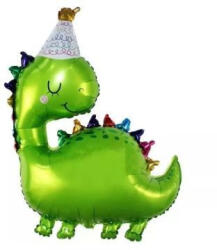  Szülinapos dinó alakú fólia lufi - 66 x 80 cm (254935)