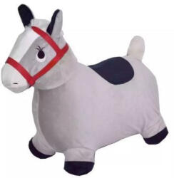  Ugráló plüss felülettel, 56 cm - Szürke lovacska (251713)