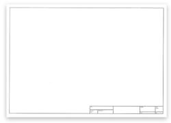 Patria Rajzlap famentes A/3 180g keretezett 10 lap/csomag nejlonos