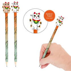 Trendhaus Grafitirón Trendhaus Lucky Cat radírral (961808) - kreativjatek