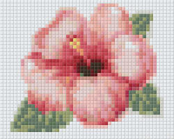 Pixelhobby 801337 Virág kreatív szett 10, x12, 7cm 1 alaplapos (801337)