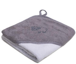 Stella fürdõlepedõ hímzett 80x80cm szürke-fehér bari - kreativjatek