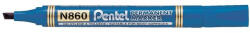 PENTEL Alkoholos marker, 0, 6-4, 5 mm, vágott, PENTEL "N860", kék (N860-CE)